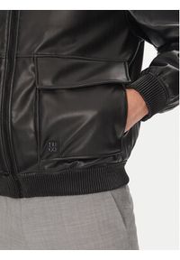 Hugo - HUGO Kurtka z imitacji skóry Bono2511 50530772 Czarny Regular Fit. Kolor: czarny. Materiał: skóra #5