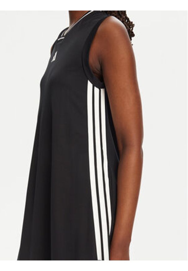 Adidas - adidas Sukienka codzienna Tiro Cut 3-Stripes Soft Mesh JG4118 Czarny Regular Fit. Okazja: na co dzień. Kolor: czarny. Materiał: syntetyk. Typ sukienki: proste. Styl: casual