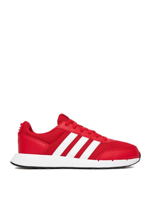 Adidas - adidas Sneakersy RUN 50S JQ4516 W Czerwony. Kolor: czerwony. Materiał: materiał. Sport: bieganie