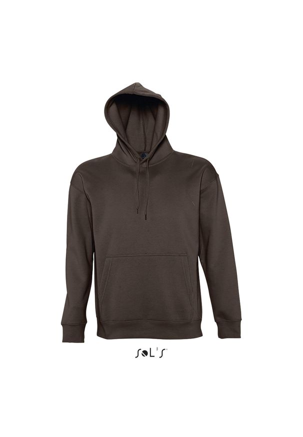 SOL'S - Bluza z kapturem Sol's Slam. Typ kołnierza: kaptur. Kolor: brązowy