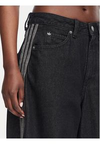 Adidas - adidas Jeansy KQ6474 Czarny Barrel Fit. Kolor: czarny #3