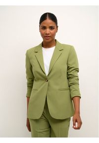 Kaffe Marynarka Sakura 10506684 Zielony Slim Fit. Kolor: zielony. Materiał: syntetyk