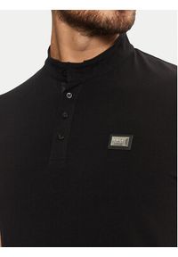 Karl Lagerfeld - KARL LAGERFELD Polo 745089 551221 Czarny Regular Fit. Typ kołnierza: polo. Kolor: czarny. Materiał: bawełna #4