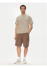 Levi's® Szorty jeansowe 478™ 001GU-0003 Brązowy Baggy Fit. Kolor: brązowy. Materiał: bawełna #3
