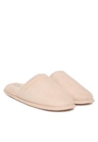 TOMMY HILFIGER - Tommy Hilfiger Kapcie Soft House Shoe FW0FW08853 Różowy. Kolor: różowy. Materiał: materiał #4