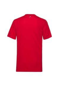 Koszulka tenisowa męska Head Club 22 Tech T-shirt red M. Kolor: czerwony. Długość rękawa: krótki rękaw. Długość: krótkie. Sport: tenis