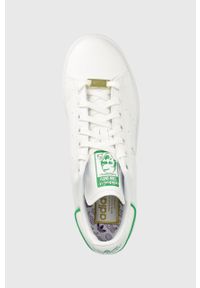 adidas Originals sneakersy Stan Smith GW0490 kolor biały. Nosek buta: okrągły. Zapięcie: sznurówki. Kolor: biały. Materiał: guma, materiał. Model: Adidas Stan Smith