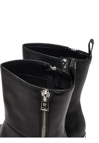 DKNY Botki Talley K3507810 Czarny. Kolor: czarny. Materiał: skóra