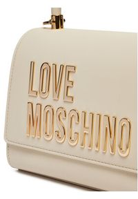 Love Moschino - LOVE MOSCHINO Torebka JC4024PP1MKD0110 Écru. Materiał: skórzane