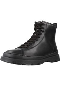 Camper - CAMPER BRUTUS Czarny. Kolor: czarny. Materiał: tkanina, skóra. Styl: sportowy