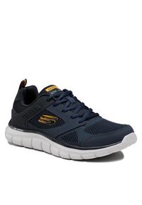 skechers - Skechers Sneakersy Syntac 232398/NVY Granatowy. Kolor: niebieski. Materiał: materiał