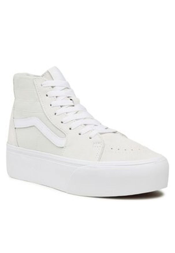 Vans Tenisówki Ua Sk8-Hi Tapered Stackform VN0A5JMKBGF1 Écru. Materiał: materiał