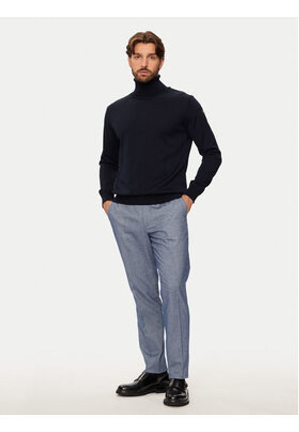 Liu Jo Spodnie materiałowe QF4232 T2642 Niebieski Slim Fit. Kolor: niebieski. Materiał: bawełna