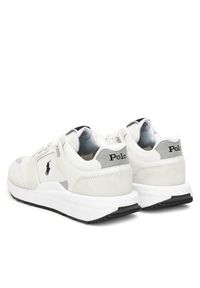 Polo Ralph Lauren Sneakersy Train 89 V2 Suede-Paneled Sneaker 809973974001 Biały. Kolor: biały. Materiał: skóra, zamsz #4