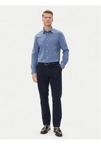 TOMMY HILFIGER - Tommy Hilfiger Koszula MW0MW39438 Niebieski Regular Fit. Kolor: niebieski. Materiał: bawełna