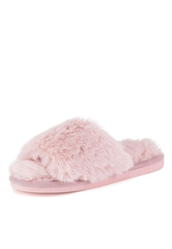 DeeZee Kapcie MU-SL-DZ04 Różowy. Kolor: różowy. Materiał: materiał