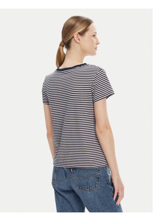Levi's® T-Shirt Perfect Z 85341-0100 Granatowy Standard Fit. Kolor: niebieski. Materiał: bawełna