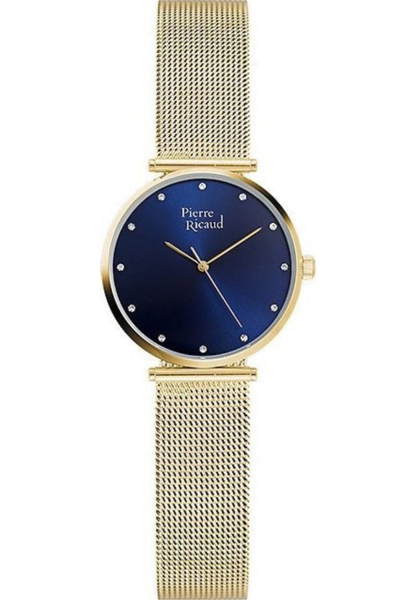 Zegarek Pierre Ricaud Zegarek damski Pierre Ricaud P22036.1145Q CYRKONIE złoty. Kolor: złoty