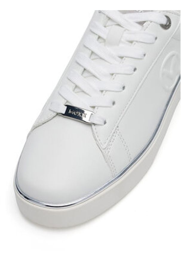 MEXX Sneakersy MI001010543W Biały. Kolor: biały. Materiał: zamsz, skóra