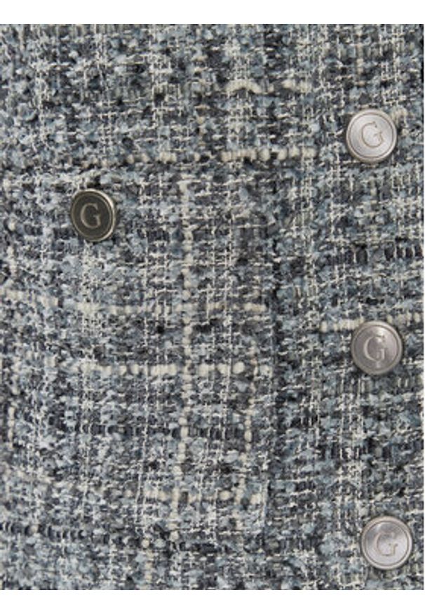 Guess Marynarka W5GL26 WH7I0 Szary Regular Fit. Kolor: szary. Materiał: syntetyk