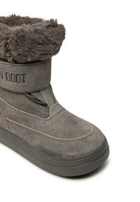 Moon Boot Śniegowce Junior Park Dtrap Boot Suede 80D3440040 Szary. Kolor: szary. Materiał: skóra, zamsz #4