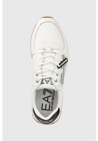 EA7 Emporio Armani sneakersy X8X114.XK270.D611 kolor biały. Nosek buta: okrągły. Zapięcie: sznurówki. Kolor: biały. Materiał: guma #4