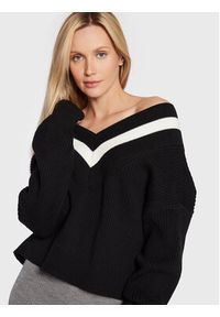 Glamorous Sweter CK6690 Czarny Relaxed Fit. Kolor: czarny. Materiał: bawełna #4