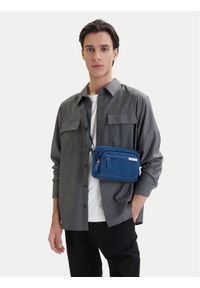 Calvin Klein Saszetka Sleek Denim Utility Camera Bag LV04D3432G Niebieski. Kolor: niebieski. Materiał: materiał #1