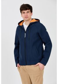 Guess - GUESS Granatowa męska bluza rozpinana z kapturem, Rozmiar M. Typ kołnierza: kaptur. Kolor: niebieski #8