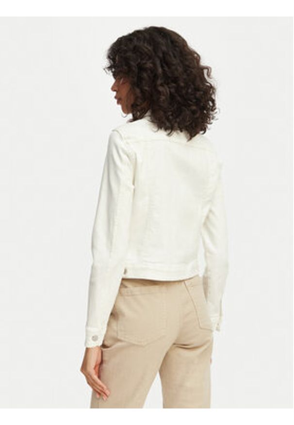 Vero Moda Kurtka jeansowa Wild 10284492 Kremowy Regular Fit. Kolor: kremowy. Materiał: bawełna