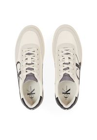 Calvin Klein Jeans Sneakersy Classic Cupsole Laceup Mix Lth YM0YM00713 Biały. Kolor: biały #4