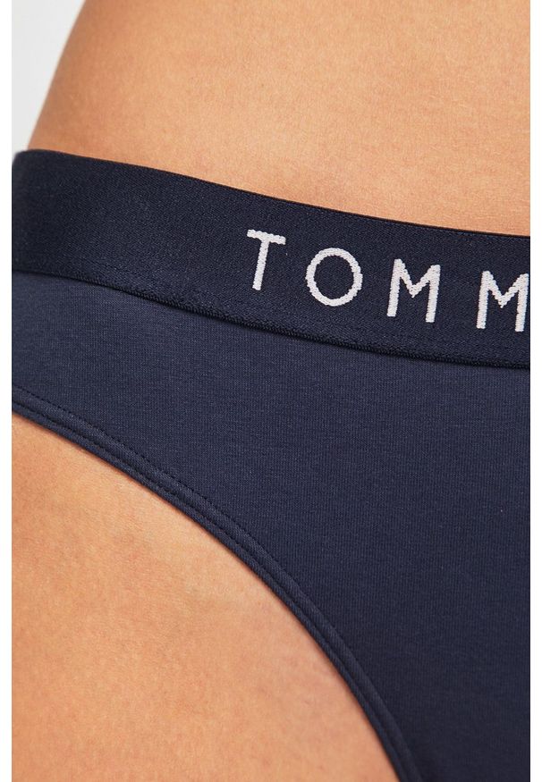 TOMMY HILFIGER - Tommy Hilfiger - Stringi UW0UW01555. Kolor: niebieski