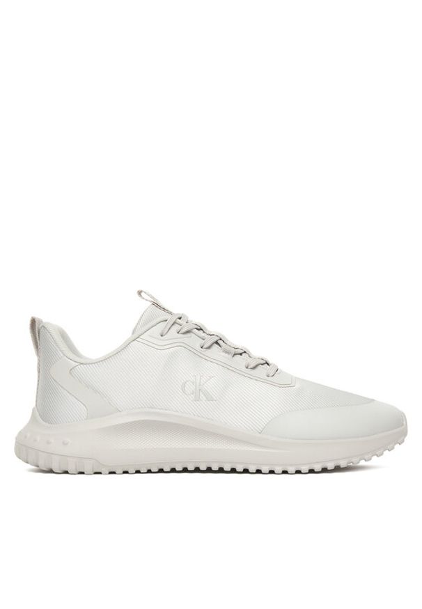 Calvin Klein Sneakersy Eva Runner Lace Up Mat Mix YM0YM01442 Szary. Kolor: szary. Materiał: materiał