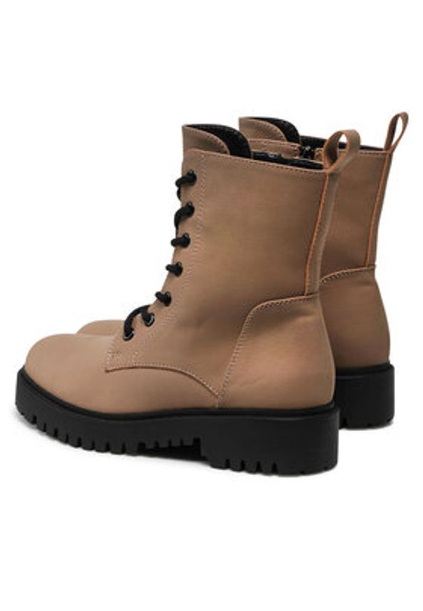 Jenny Fairy Trzewiki WS5802-09 Brązowy. Kolor: brązowy. Materiał: skóra