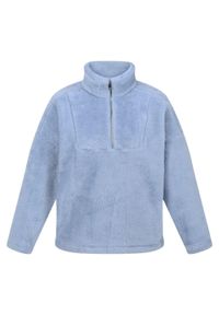 Regatta - Bluza Typu Polar Damska Zeeke Puszysta. Kolekcja: plus size. Kolor: niebieski. Materiał: polar. Styl: sportowy. Sport: turystyka piesza #1