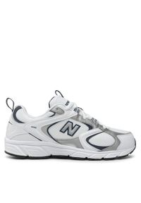 New Balance Sneakersy ML408A Biały. Kolor: biały. Materiał: skóra