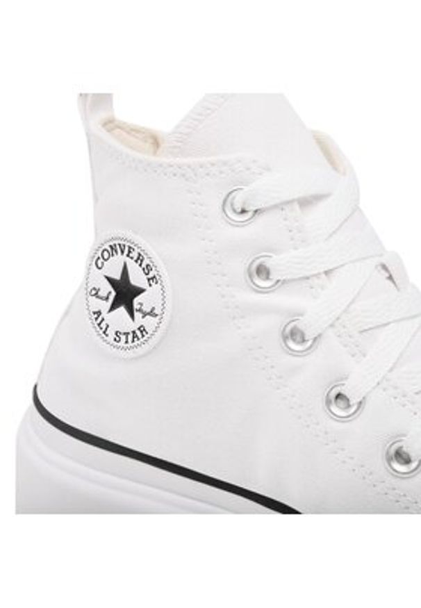 Converse Trampki Chuck Taylor All Star Lugged Lift Hi A03012C Biały. Kolor: biały. Materiał: materiał