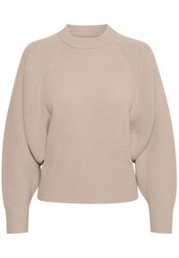 InWear Sweter Jaxy 30107519 Beżowy Feminine Fit. Kolor: beżowy. Materiał: bawełna #6