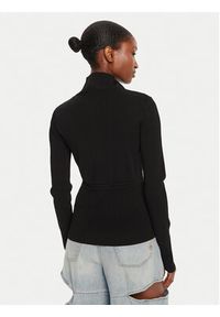Patrizia Pepe Sweter 8K0323 K274 Czarny Regular Fit. Kolor: czarny. Materiał: wiskoza #5