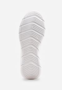 Born2be - Beżowe Minimalistyczne Buty Sportowe z Siateczki na Tłoczonej Podeszwie Zanera. Okazja: na co dzień, na spacer. Kolor: beżowy. Materiał: jeans. Szerokość cholewki: normalna. Sport: turystyka piesza, fitness, joga i pilates #8