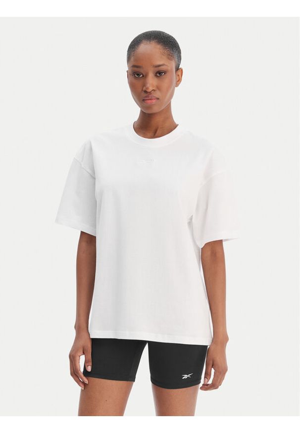 Reebok T-Shirt Reebok x Ewa Chodakowska RK25611CCW Biały Relaxed Fit. Kolor: biały. Materiał: bawełna