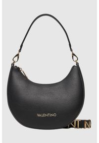 Valentino by Mario Valentino - VALENTINO Czarna torebka księżyc Alexia Hobo Bag. Kolor: czarny #1