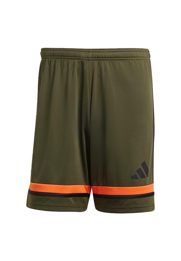 Adidas - Szorty Squadra 25. Kolor: wielokolorowy, pomarańczowy, czarny, zielony. Materiał: materiał