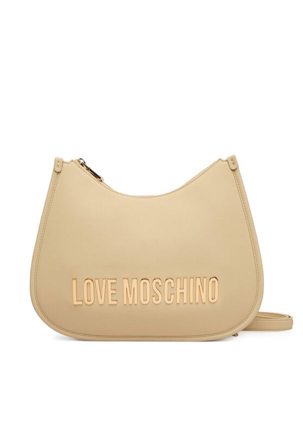 Love Moschino - LOVE MOSCHINO Torebka JC4021PP1OKD0129 Beżowy. Kolor: beżowy. Materiał: skórzane
