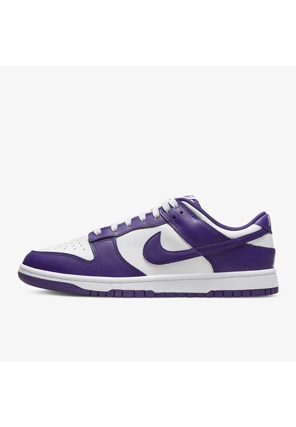 Sneakersy męskie Nike Dunk Low Retro Court Purple. Kolor: biały. Model: Nike Court