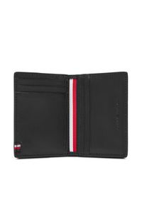 TOMMY HILFIGER - Tommy Hilfiger Duży Portfel Męski Th Foundation Bifold AM0AM13511 Czarny. Kolor: czarny. Materiał: skóra