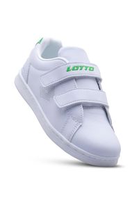 Buty sportowe dziecięce LOTTO BURGAS sneakersy. Kolor: zielony, wielokolorowy, biały