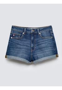 Big-Star - Szorty damskie jeansowe niebieskie Ayako 403. Stan: podwyższony. Kolor: niebieski. Materiał: jeans. Sezon: lato #4