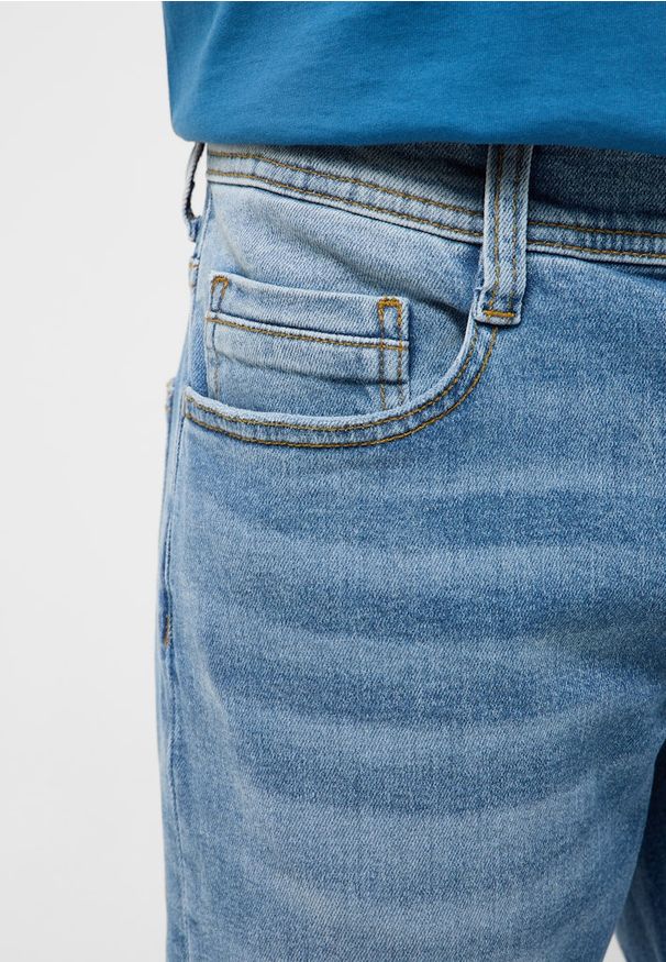 Męskie Spodnie Jeansowe Mustang Style Oregon Slim Denim Blue 1017433 5000 583