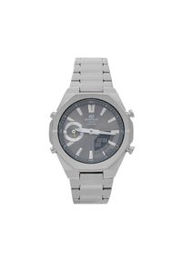 Casio Zegarek Edefice ECB-S10D-8AEF Srebrny. Kolor: srebrny